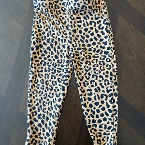Little Sleepies Leopard Print Kids Leggings